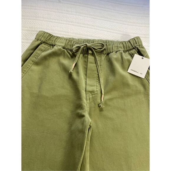 O’NEILL WOMEN’S SMALL CURTIS PANTS IN ARMY GREEN - Picture 4 of 12